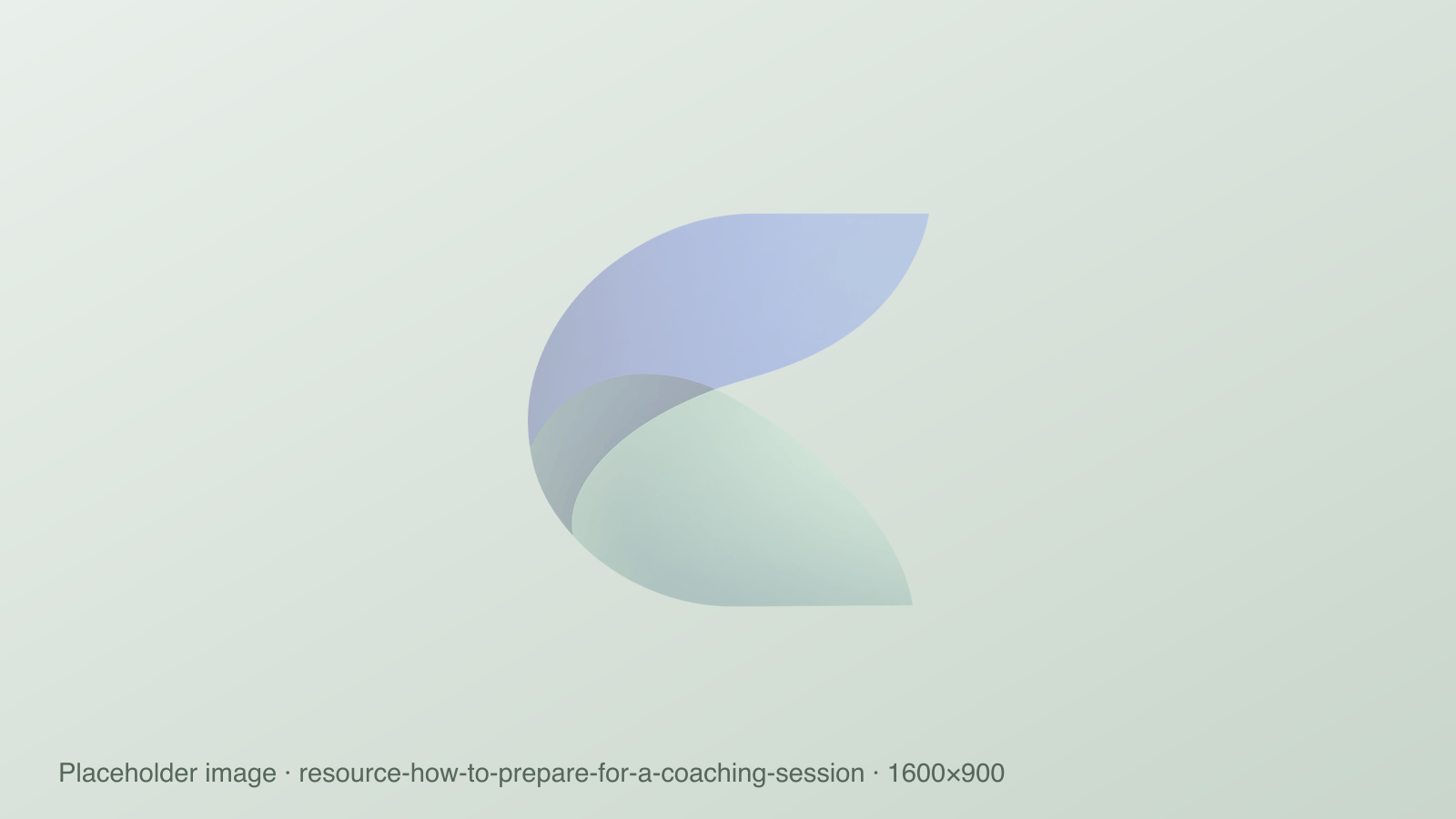 Preparing for a coaching session